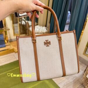 Tory Burch Blake Canvas Small Tote 171949 $380